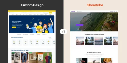 Custom UI/UX on Sharetribe: From Default Template to Branded Marketplace